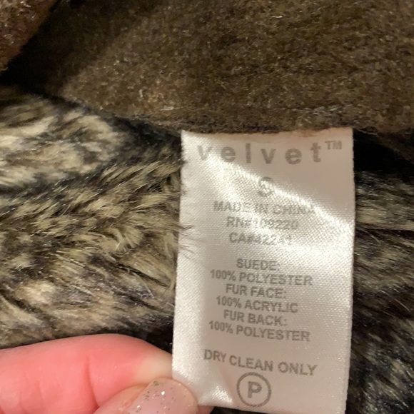 Suede & Fur Coat - Picture 6 of 8